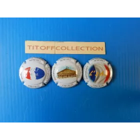 La série de 3 capsules de champagne cheulin conte de 11 a 11b