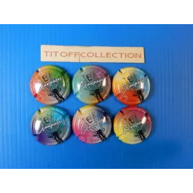 la série de 6 capsules champagne générique peps