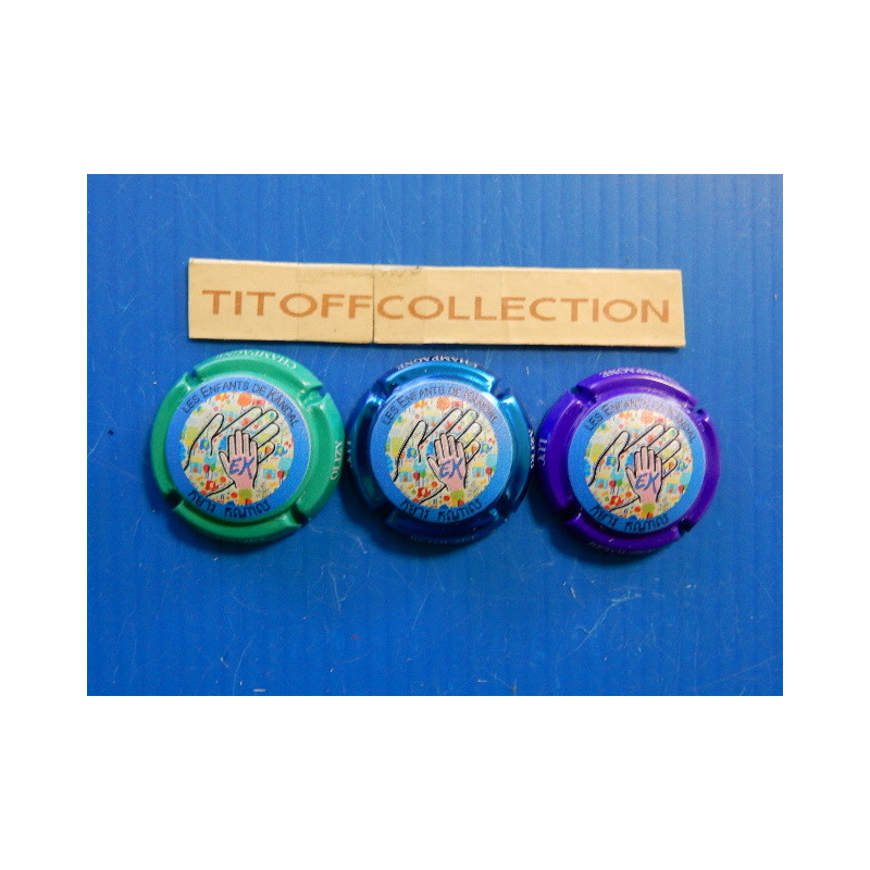 la série de 3 capsules champagne betouzet luc  300 ex(7 a 7b)