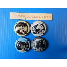 la série de 4 capsules champagne torchia jean ( 500 ex )