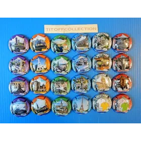 la série de 24 capsules champagne générique tour de france 2021 (c142)