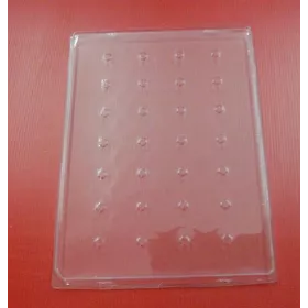 Un couvercle pour poser sur plateau en feutrine