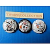 la série de 3 capsules champagne piot thomas (vaches)