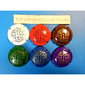 la série de 6 capsules de champagne rivot eugene (R)