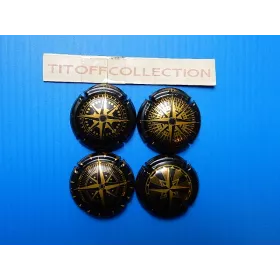la série de 4 capsules champagne picard jacques (boussoles)10 a 10c