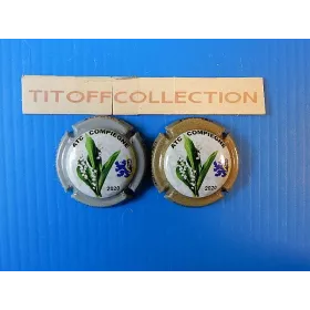 la série de 2 capsules champagne lebrun paul (atc-2020)