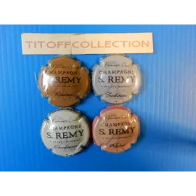 La série de 4 capsules de champagne remy stéphane (no10 a 10c)