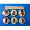 la série de 6 capsules  de champagne lemaire roger constant (dance )