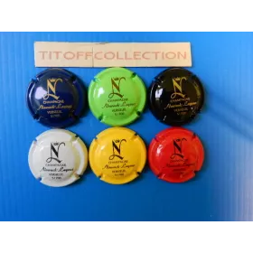 la série de 6 capsules  de champagne  nowack-layour  (n )