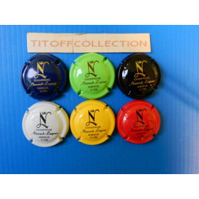 la série de 6 capsules  de champagne  nowack-layour  (n )