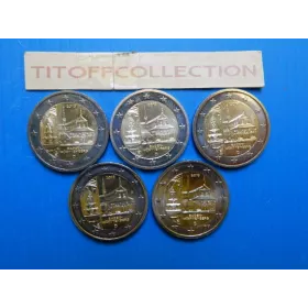 2 euros commemorative 2013 allemagne 5 ateliers (monastére maulbronn)