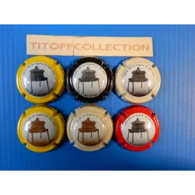 La série de 6 capsules de champagne SAINTOT WILLIAM (2009)