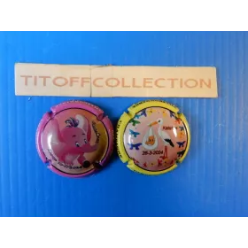 La série de 2 capsules de champagne camus sartore (katalina 480ex) février