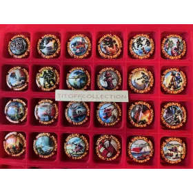 la série de 24 capsules de champagne génériques pompiers (mars 2025)