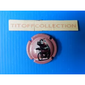 1 capsule de champagne générique jéroboam animaux à vélo (avril 2025)