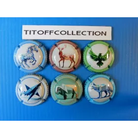 la série de 6 capsules  de champagne  gérard charles (avril 2025)