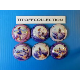 la série de 6 capsules  de champagne lemaire alban (avril 2025)