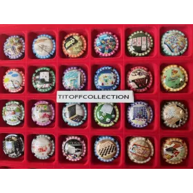 la série de 24 capsules de champagne génériques jeux de société (mai 2025 )