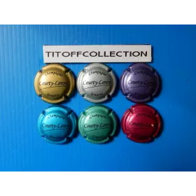La série de 6 capsules de champagne courty- leroy (mai 2025 )