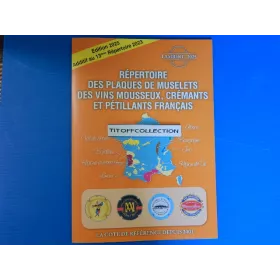 13 ème répertoire des plaques de muselets des vins mousseaux crémants