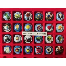 la série de 24 capsules de champagne génériques montgolfiére (juin 2025)