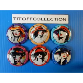 The series of 6 capsules of Picard Pascal Women's Champagne (June 2025)