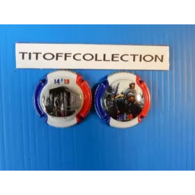 la série de 2 capsules  de champagne  herbert stéphane guerre (juin 2025)