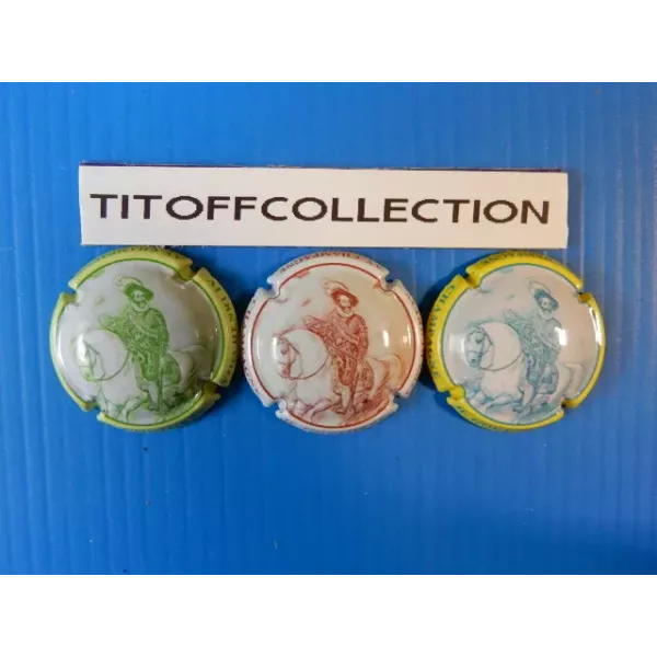 The series of 3 capsules of Henri Goutorbe champagne (June 2025)
