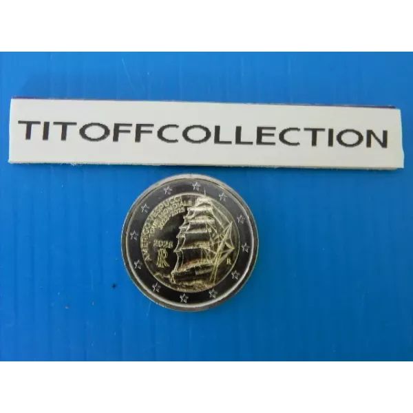 2 euros commemorative 2025 italie ( amerigo vespucci)