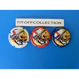 3 generic jeroboam champagne capsule (Tour de France July 2025)