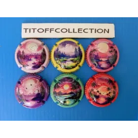 The series of 6 capsules of champagne marle nicolas (July 2025)