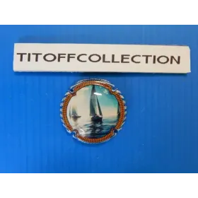 The series of 6 champagne capsules lallement jean voiliers (July 2025)