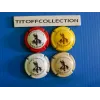 the series of 4 champagne capsules saintot william (vine festival 2011 2d at 2dc)