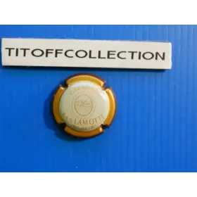 1 capsule of champagne lamotte r and h (circle or contour brown no 3)