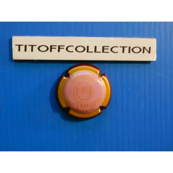 1 capsule of champagne lamotte r and h (burgundy contour rose no 5)