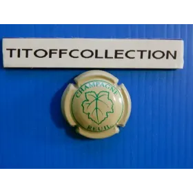 1 capsule of Champagne Reuil (cream-colored and green thick letters n2)