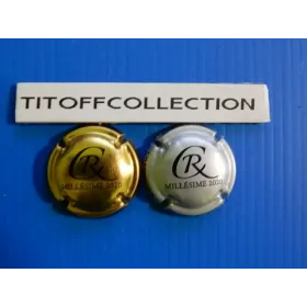 2 capsules de champagne calmes robert millésime 2020 ( aout  2025 )