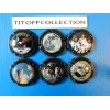 the series of 6 generic champagne capsules 1st steps on the moon ( 1079 to 1079e )