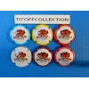 the series of 6 generic champagne capsules Valentine’s Day 2015 (802f to 802k)