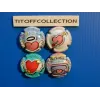 the series of 4 generic champagne capsules Valentine’s Day 2020 (1106a to 1106d)