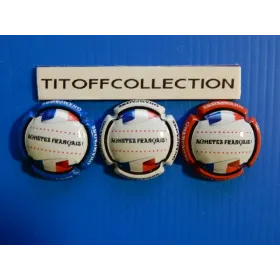 the series of 3 generic champagne capsules buy French (1138 to 1138b)