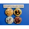 the series of 4 generic Leonardo da Vinci champagne capsules (1096 to 1096c)