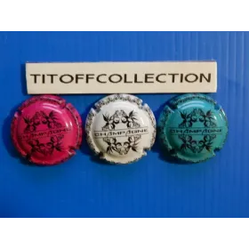 the series of 3 generic champagne capsules (1193i to 1193k)