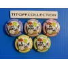 la série de 5 capsules de champagne génériques puzzle 2021 ( 1197 a 1197d )