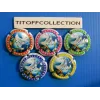 the series of 5 champagne capsules Generic happy new year 2019 ( 1036 to 1036d )