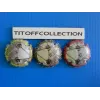 the series of 3 generic champagne capsules atonium 2017 export (976 to 976b)