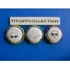 the series of 3 generic champagne capsules woman with a hat (1245 to 1245b)