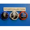 the series of 3 generic champagne capsules by Gaulle, series no. 3 (993 993d 993h)