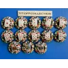 la série de 13 capsules de champagne générique  carreau ( c113 a c113 l )
