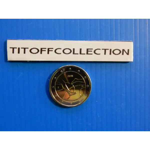 2 euros commemorative 2025 finlande athétisme